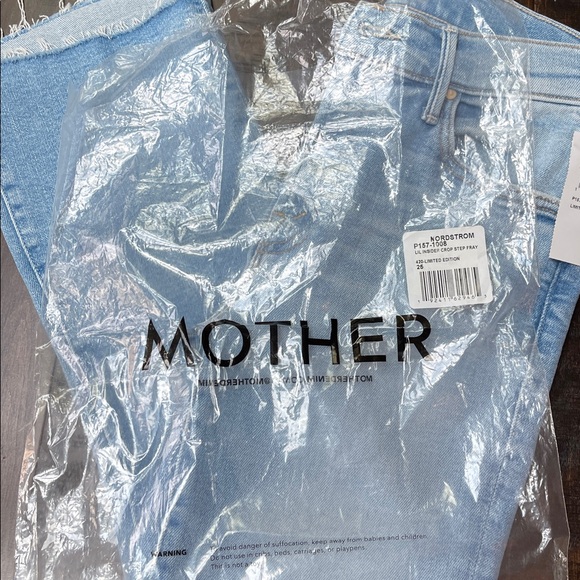 Mother Lil' Insider Frayed Step Hem Crop Skinny Jeans, NWT, 25P, Limited Edition - Picture 8 of 9